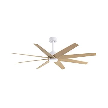 Ariella-LK 64" Ceiling Fan in Matte White by Matthews Fan Company