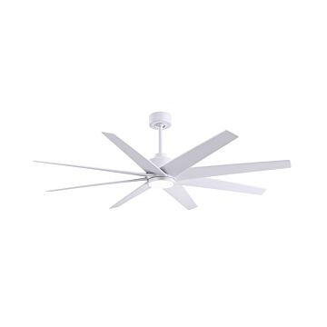 Ariella-LK 64" Ceiling Fan in Matte White by Matthews Fan Company