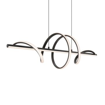 Spin  Pendant in Black by Dals