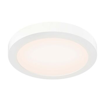 Prime  Flush Mount in White by Dals Lighting