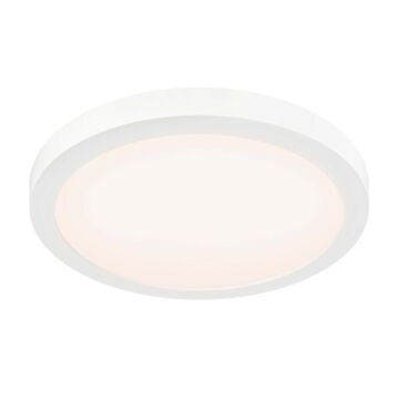 Prime  Flush Mount in White by Dals Lighting