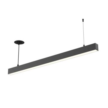 Boulevard Linear Pendant in Black by Dals Lighting