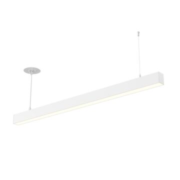 Boulevard Linear Pendant in White by Dals Lighting
