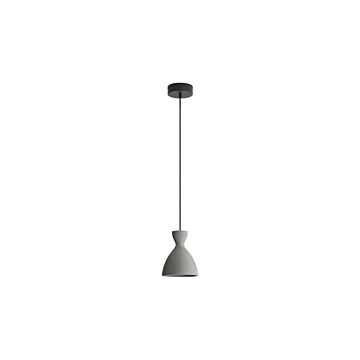Aethera LED Pendant in Grey Cement by Golden Lighting