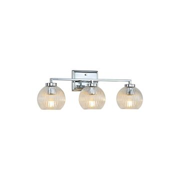 Elliott  Bathroom Vanity Light in Chrome by Golden Lighting