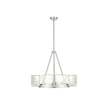 Aenon  Chandelier in Pewter by Golden Lighting