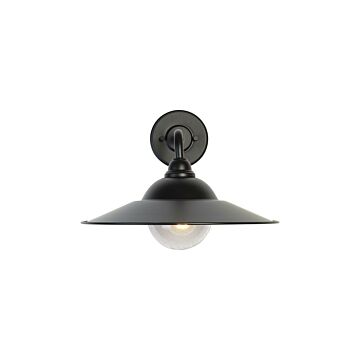 Croma  Wall Sconce in Matte Black by Golden Lighting