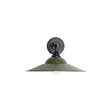 Croma  Wall Sconce in Matte Black by Golden Lighting