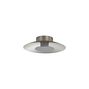 Luma LED Flush Mount in Sand Nickel by Golden Lighting