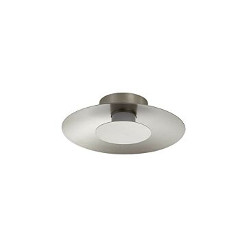 Luma LED Flush Mount in Sand Nickel by Golden Lighting