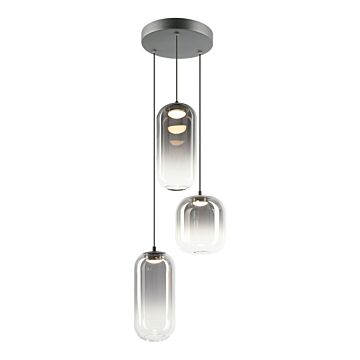 Refrax  Pendant in Matte Black by Matteo Lighting