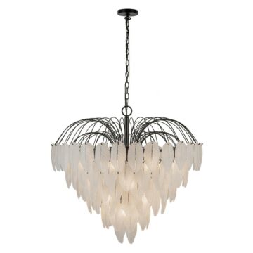 Alessia  Chandelier in Black by Artcraft