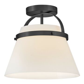 Tori LED Semi-Flush Mount in Black by Lark