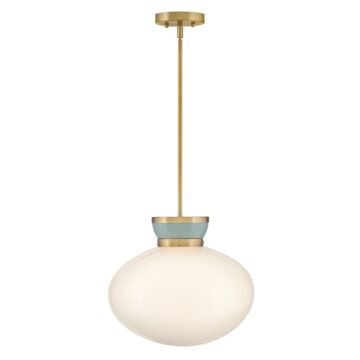 Lucy LED Pendant in Lacquered Brass by Lark