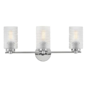 Mabel LED Bathroom Vanity Light in Chrome by Lark