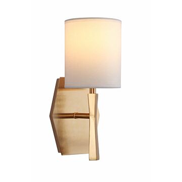 Chatham One Light Wall Sconce in Satin Brass by Craftmade