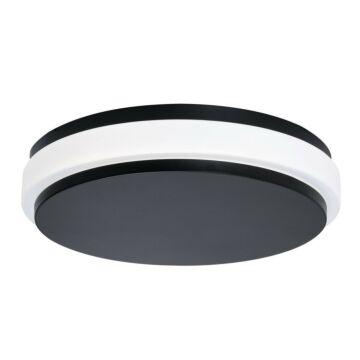 Eris LED Flush Mount in Black by AFX Lighting