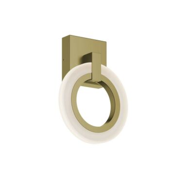 Halo LED Wall Sconce in Light Antique Brass by AFX Lighting