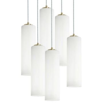Leo  Pendant in Light Antique Brass by AFX Lighting