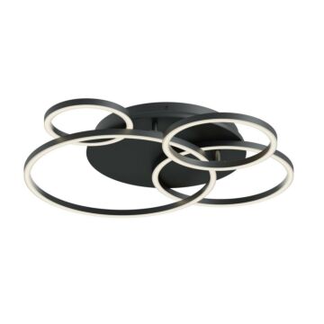 Orbit LED Semi Flush Mount in Black by AFX Lighting