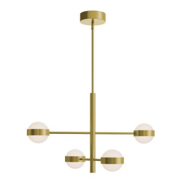 Verona LED Pendant in Light Antique Brass by AFX Lighting