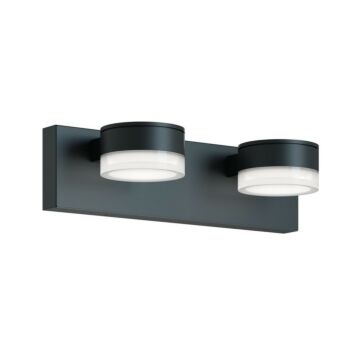 Emma LED Bathroom Vanity Light in Black by AFX Lighting