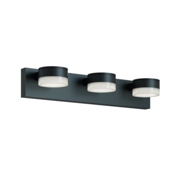 Emma LED Bathroom Vanity Light in Black by AFX Lighting