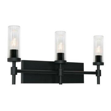Huntington  Bathroom Vanity Light in Black by AFX Lighting