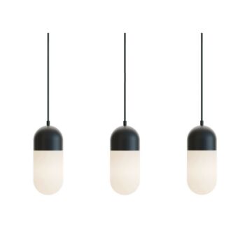 Irvine LED Linear Pendant in Black by AFX Lighting