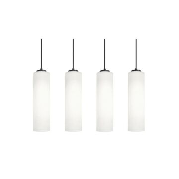 Leo  Linear Pendant in Black by AFX Lighting