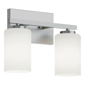 Leo  Bathroom Vanity Light in Satin Nickel by AFX Lighting