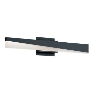 Slant LED Bathroom Vanity Light in Black by AFX Lighting