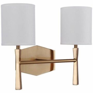 Chatham Two Light Vanity in Satin Brass by Craftmade
