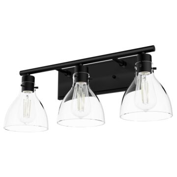 Van Nuys  Bathroom Vanity Light in Matte Black by Hunter Fans