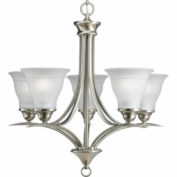 Trinity 5-Light Chandelier in Brushed Nickel