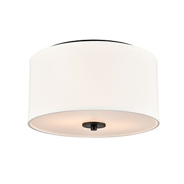 Guyten  Flushmount in Matte Black by Millennium Lighting