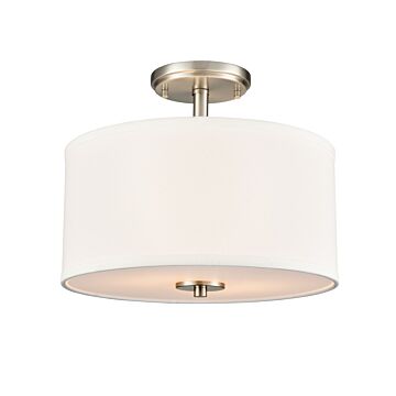 Guyten  Semi-Flush Mount in Brushed Nickel by Millennium Lighting
