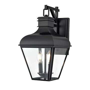 Edenton  Outdoor Wall Sconce in Matte Black by Millennium Lighting