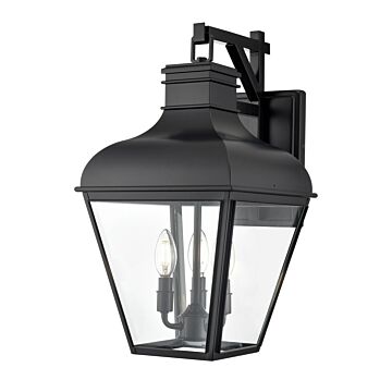 Edenton  Outdoor Wall Sconce in Matte Black by Millennium Lighting