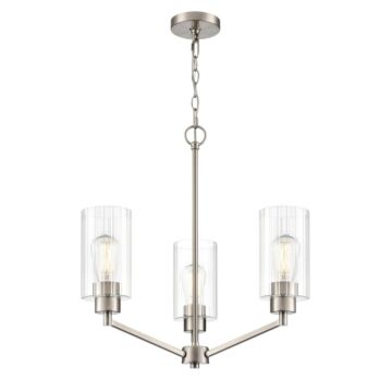 Beverlly  Chandelier in Brushed Nickel by Millennium Lighting