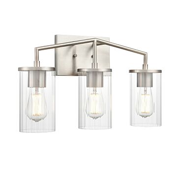 Beverlly  Bathroom Vanity Light in Brushed Nickel by Millennium Lighting