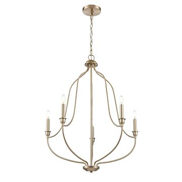 Senoia  Chandelier in Modern Gold by Millennium Lighting