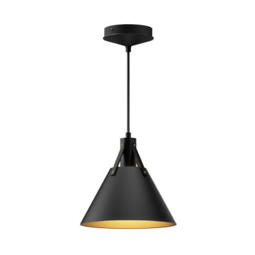 Archer  Pendant in Matte Black by Alora