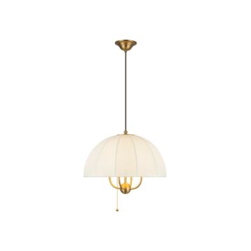 Crosby  Pendant in Brushed Gold by Alora