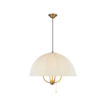Crosby  Pendant in Brushed Gold by Alora