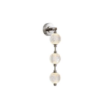 Marni LED Wall Bathroom Vanity Light in Polished Nickel by Alora