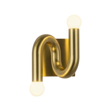 Sadie  Wall Bathroom Vanity Light in Brushed Gold by Alora