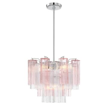 Addis  Mini Chandelier in Polished Chrome by Crystorama