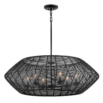 Luca LED Chandelier in Black by Hinkley
