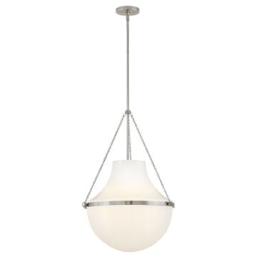 Collins LED Pendant in Polished Nickel by Hinkley